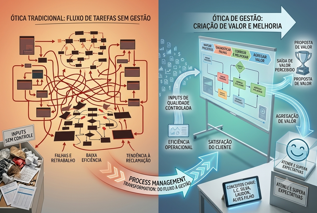Processos organizados não geram apenas tarefas concluídas; geram propostas de valor.